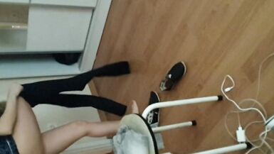 Dressing naked Gf, shows ass, before go to work - 2 image
