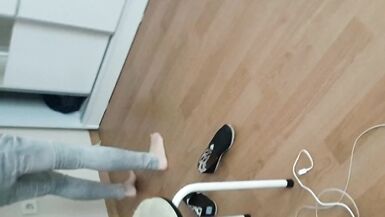 Dressing naked Gf, shows ass, before go to work - 6 image