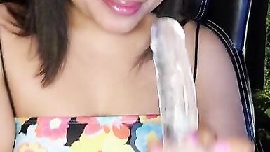 Thick Asian Babe Gagging on this Dick for you Baby. - 2 image