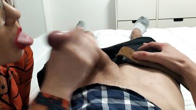 PRECIOUS FACE SENSUALLY LICK YOUR COCK UNTIL I RECEIVE SPERM - 15 image