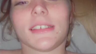 Blonde Pussy Fucked and Throat Fucked