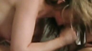 Cheating wife sucking on a family friend's cock - 10 image