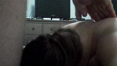 wife giving blow job gettting face fucked - 11 image