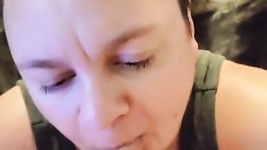 I Surprised Daddy with a Blow Job. do you like my Bunny Ears? - 5 image