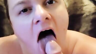 I Surprised Daddy with a Blow Job. do you like my Bunny Ears?