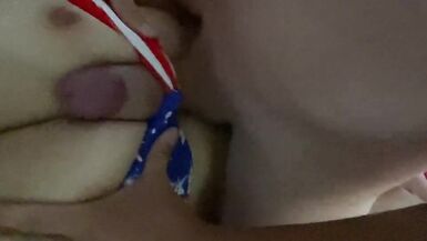 Tit Fuck with Stranger from Beach and Cum on Natural Big Boobs BeachyNicola - 14 image