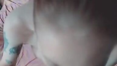 Sucks her Boyfriend's Cock and Gets Pleasure from his Sperm - 12 image