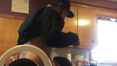 Cum slut creampied in kitchen - 3 image