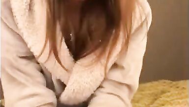MY ROOMMATES NEW GIRLFRIEND SUCKS MY BIG DICK BEFORE HE WAKE - 9 image