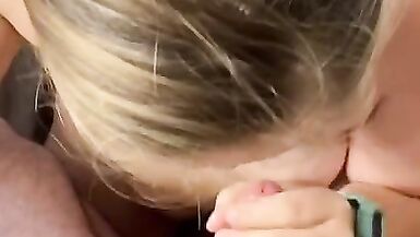 POV Sucking my Husbands Dick - 2 image