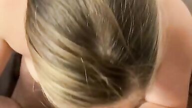 POV Sucking my Husbands Dick - 5 image