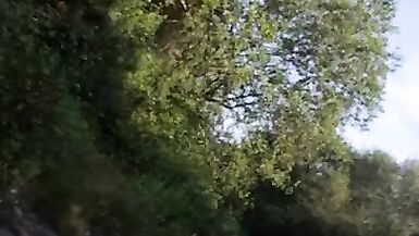 Cum loving wife sucks cock outdoors - 15 image