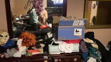 Wife Sucks Husbands Cock while the Neighbor Fucks her SPLITROAST - 5 image