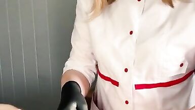 The Client couldn't take it Anymore and CUM Vigorously during the Procedure. with English Subtitles - 11 image