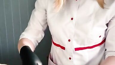 The Client couldn't take it Anymore and CUM Vigorously during the Procedure. with English Subtitles - 14 image