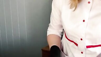 The Client couldn't take it Anymore and CUM Vigorously during the Procedure. with English Subtitles - 5 image