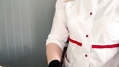 The Client couldn't take it Anymore and CUM Vigorously during the Procedure. with English Subtitles - 9 image
