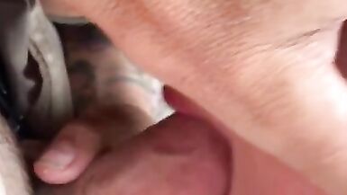 Amateur Couple Outdoor Blowjob - 5 image