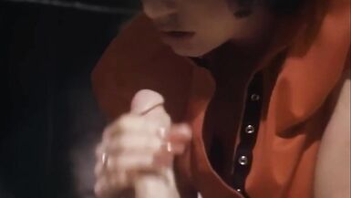 Fireside fuck with busty Bridgette Monet, upscaled to 4K - 6 image