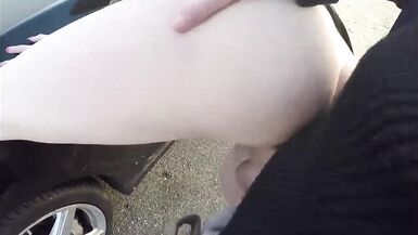 Lucy Cat fucks on a public street - 12 image