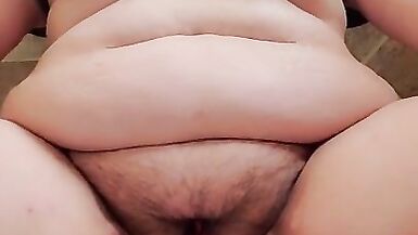 Chubby MILF Hiding in Bathroom with Dildo - 2 image