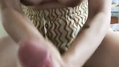 She Loves to make me Cum with her Hand, Asian MILF and Big Italian Cock - 4 image