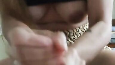She Loves to make me Cum with her Hand, Asian MILF and Big Italian Cock - 5 image