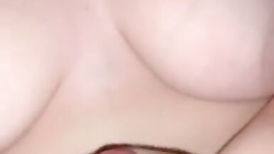 BBW gives me Handjob and I Finish on her Huge Tits - 14 image