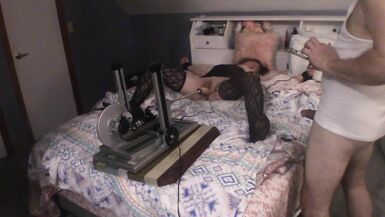 HAZED SORORITY SISTER GETS RESTRAINED MEETS THE FUCK MACHINE - 15 image