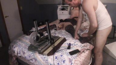 HAZED SORORITY SISTER GETS RESTRAINED MEETS THE FUCK MACHINE - 6 image