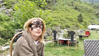Angel Fowler Smoking for Fans during Private Vacation in Mountains HD- 1080 - 7 image