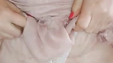 MILF Rides Blow up Cock Pillow and Cums Hard Multiple Times