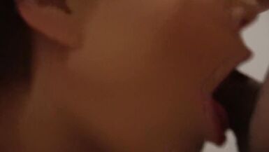 Close up Blowjob with Beautiful Cum Dripping - 5 image
