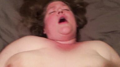 Milf mommy gets fucked full of cum making big tits swing - 2 image