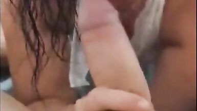 Sie schluckt Seinen Schwanz Er füllt Ihre Muschi mit Sperma! - 3 image