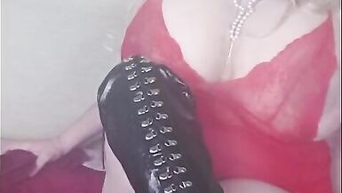 Playing around in Red and Black Boots - 13 image