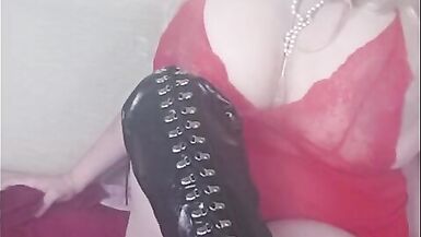 Playing around in Red and Black Boots - 14 image