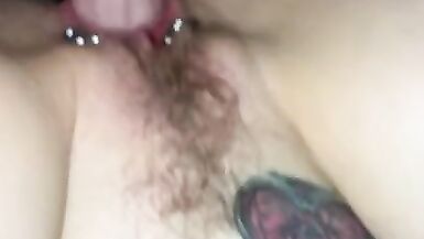 Wife fucks stranger bareback and cums on his cock - 12 image