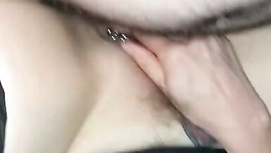 Wife fucks stranger bareback and cums on his cock - 13 image