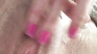 Pussy Close up of Hot MILF Playing with her Wet Pussy - 14 image