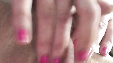 Pussy Close up of Hot MILF Playing with her Wet Pussy - 7 image
