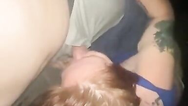Sucking his Dick for the 3 Time in an Hour, Cum Slut - 2 image