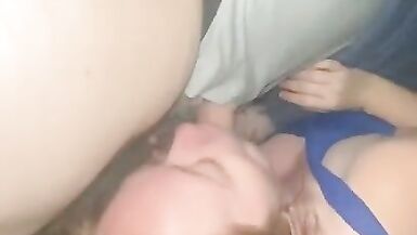Sucking his Dick for the 3 Time in an Hour, Cum Slut - 5 image