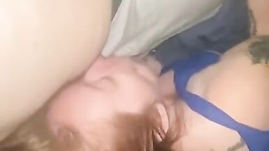 Sucking his Dick for the 3 Time in an Hour, Cum Slut - 7 image