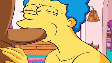|THE SIMPSONS| MARGE SUCKS CARL'S DICK - 12 image