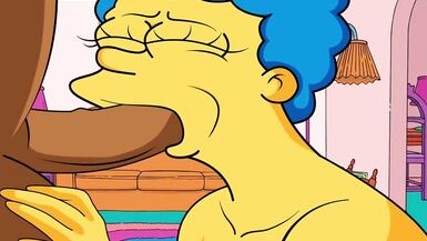 |THE SIMPSONS| MARGE SUCKS CARL'S DICK - 2 image