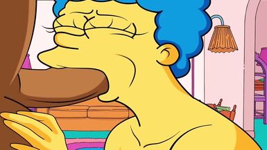 |THE SIMPSONS| MARGE SUCKS CARL'S DICK - 4 image