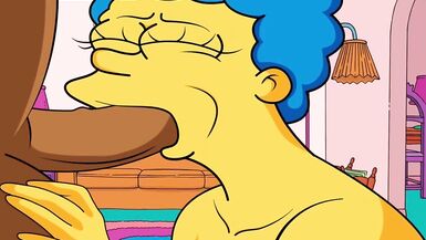 |THE SIMPSONS| MARGE SUCKS CARL'S DICK - 7 image