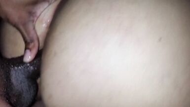 Nativa BBW Enorme Culo Absorbe Backshots - 9 image
