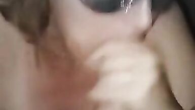 Amateur Wife BJ W/ Cum in Mouth - 13 image